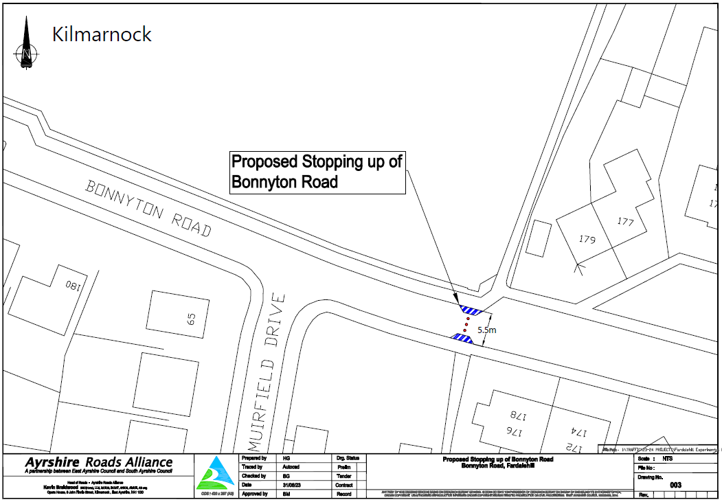 Bonnyton Road Stopping up