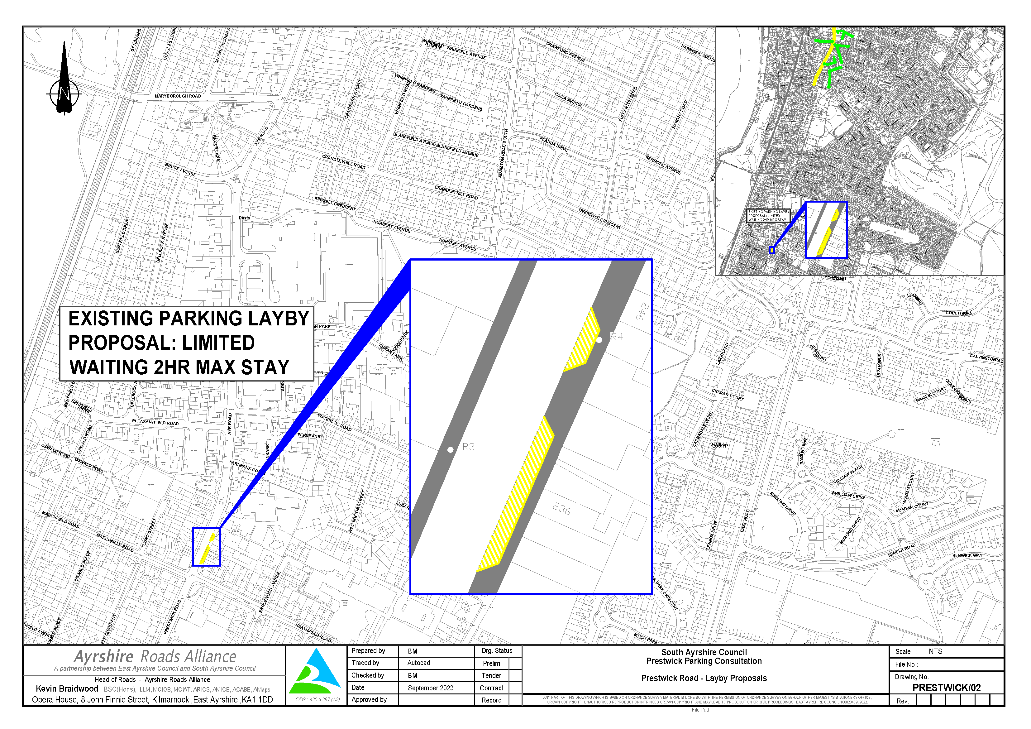 Prestwick Road - Layby Proposals