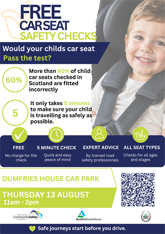 Car seat checks POSTERS